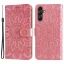 Knížkové pouzdro na Samung Galaxy A15 LTE Axyz Case Mandala růžové