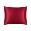 Saténový povlak na polštář 50x60 cm Axyz Satin Tmavě červený