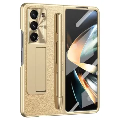 AxyzCase Charm kryt s tvrzeným sklem na Samsung Galaxy Z Fold6 5G zlatý