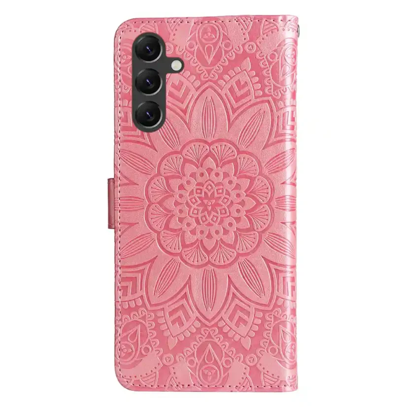 Knížkové pouzdro na Samung Galaxy A15 LTE Axyz Case Mandala růžové