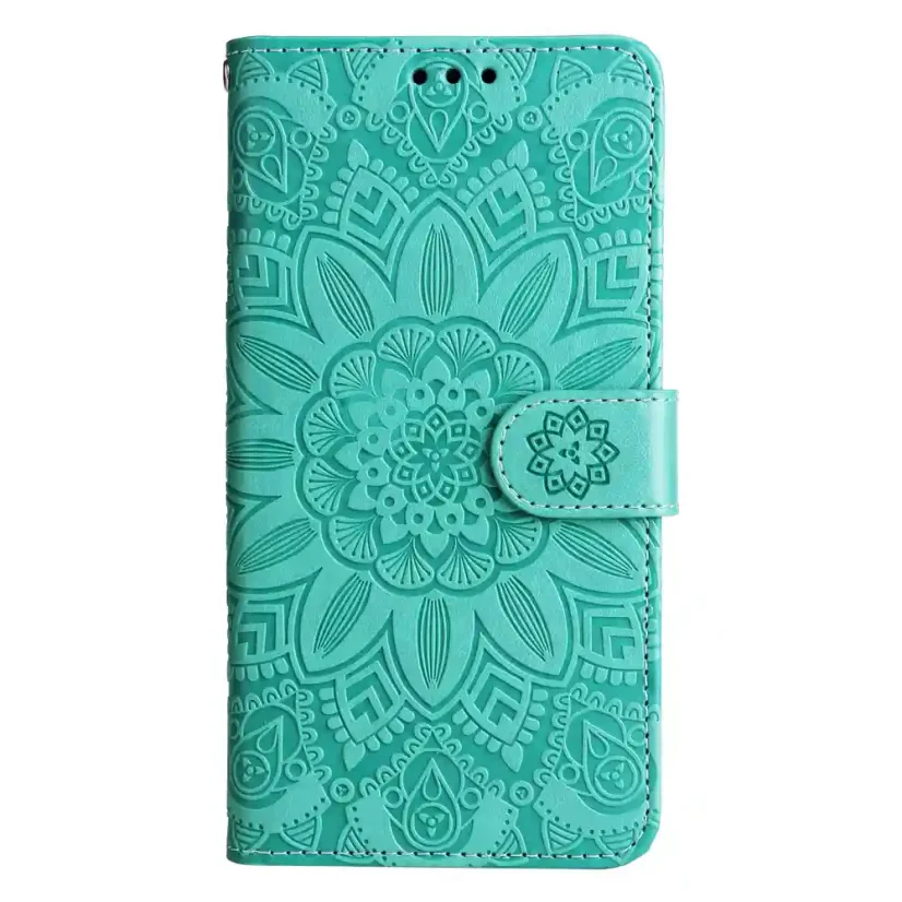 Knížkové pouzdro na Samung Galaxy A15 LTE Axyz Case Mandala mentolové
