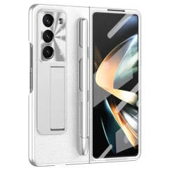 AxyzCase Charm kryt s tvrzeným sklem na Samsung Galaxy Z Fold6 5G stříbrný