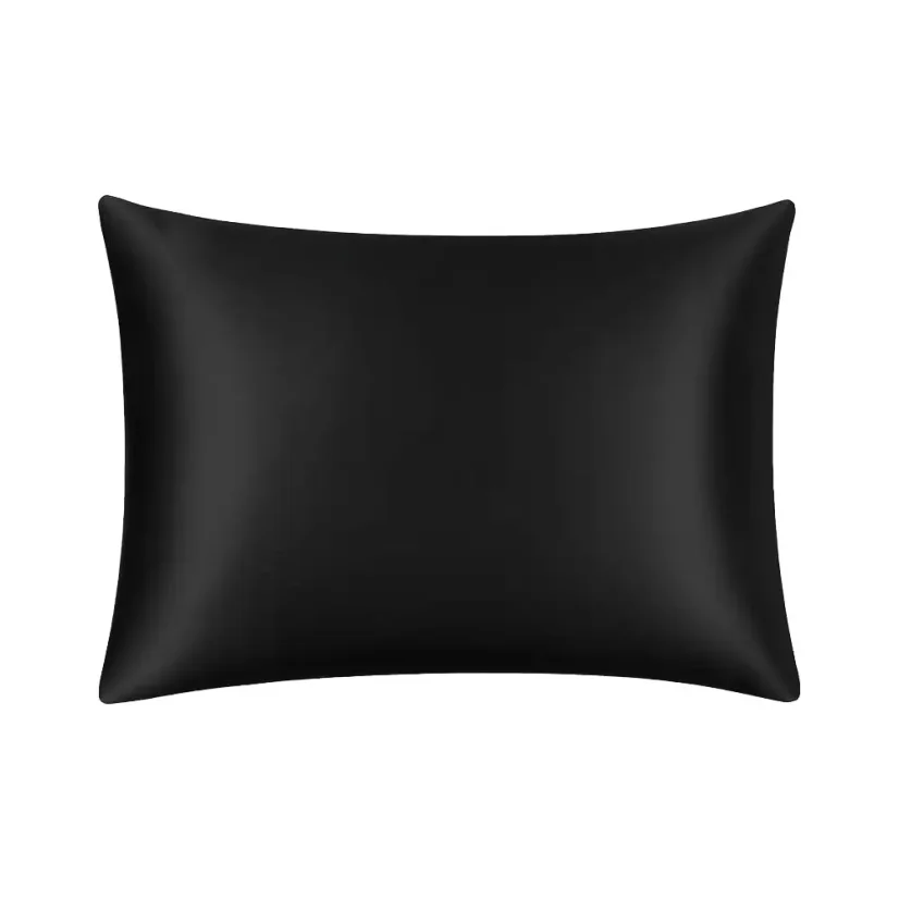 Saténový povlak na polštář 70x90 cm Axyz Satin Černý