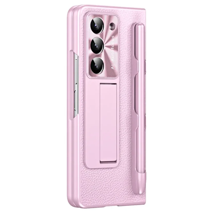 AxyzCase Charm kryt s tvrzeným sklem na Samsung Galaxy Z Fold6 5G světle růžový