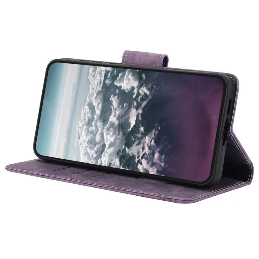 AxyzCase Flowers knížkové pouzdro na mobil Samsung Galaxy A15 LTE - levandulové