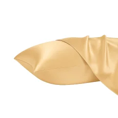 Saténový povlak na polštář 70x90 cm Axyz Satin Zlatý