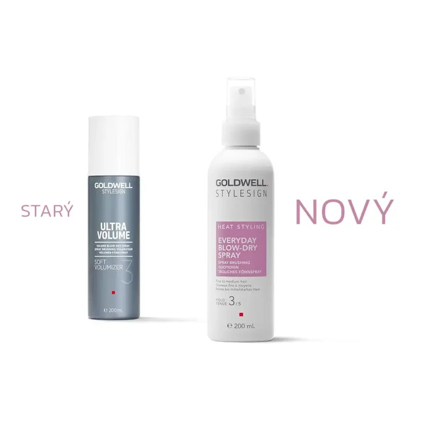 Goldwell StyleSign Heat Styling Everyday Blow-Dry spray na tepelnou ochranu pro každodenní použití 200 ml