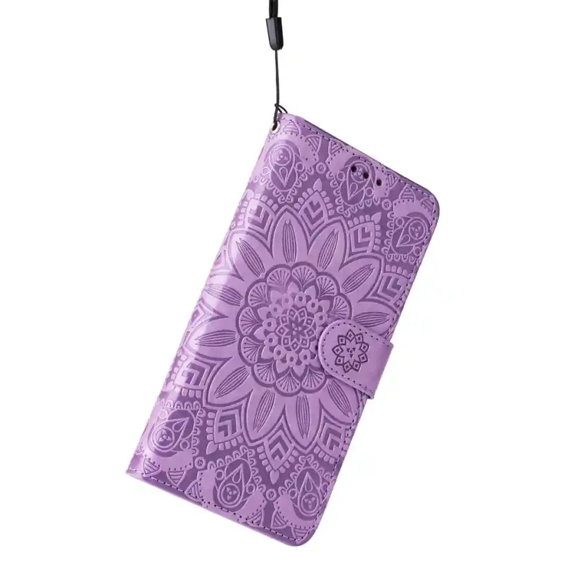 Knížkové pouzdro na Samung Galaxy A15 LTE Axyz Case Mandala levandulové