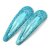 glitterclips tyrkysove kovove sponky do vlasu