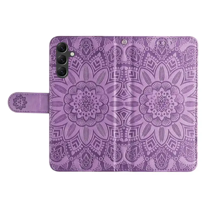 Knížkové pouzdro na Samung Galaxy A15 LTE Axyz Case Mandala levandulové