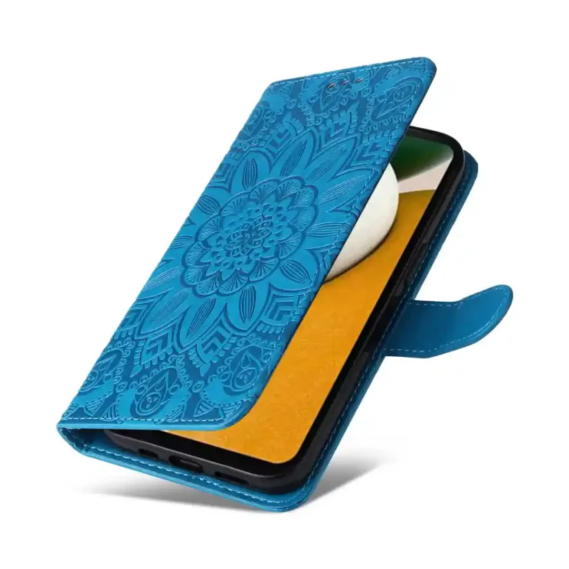 Knížkové pouzdro na Samung Galaxy A15 LTE Axyz Case Mandala modré