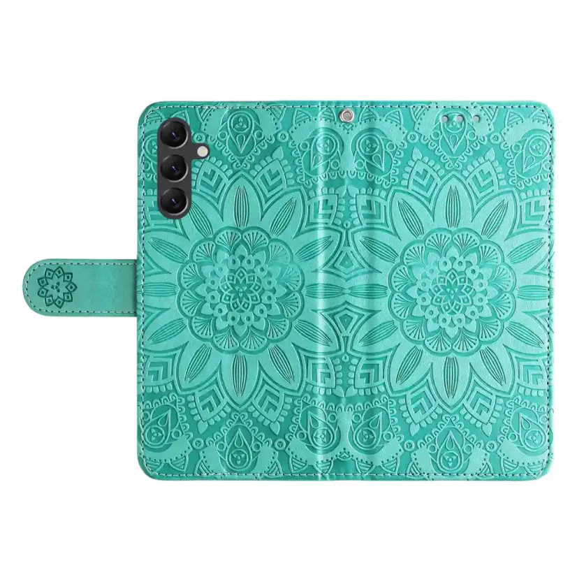 Knížkové pouzdro na Samung Galaxy A15 LTE Axyz Case Mandala mentolové