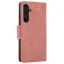 AxyzCase Flowers knížkové pouzdro na mobil Samsung Galaxy A15 LTE - růžové