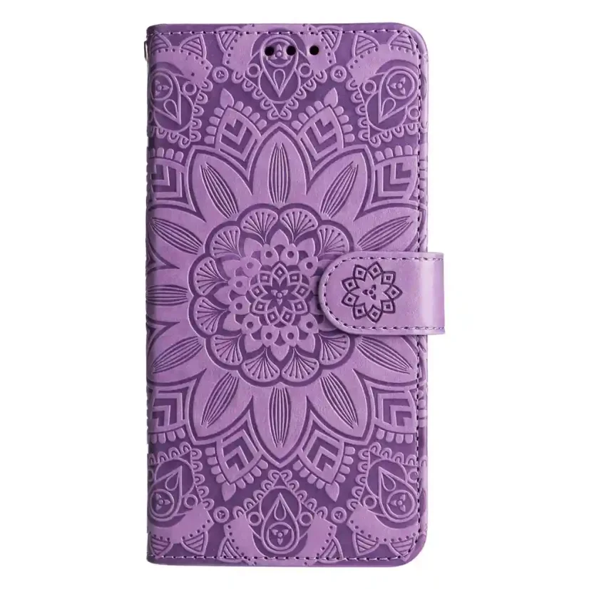 Knížkové pouzdro na Samung Galaxy A15 LTE Axyz Case Mandala levandulové