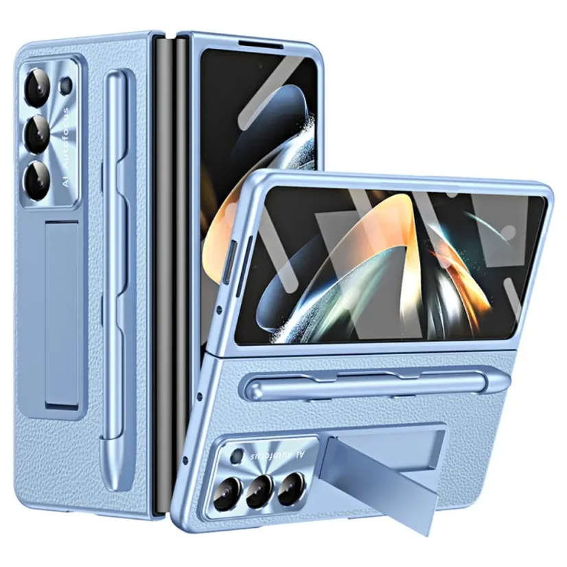 AxyzCase Charm kryt s tvrzeným sklem na Samsung Galaxy Z Fold6 5G světle modrý