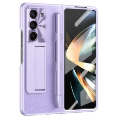 AxyzCase Charm kryt s tvrzeným sklem na Samsung Galaxy Z Fold6 5G světle fialový
