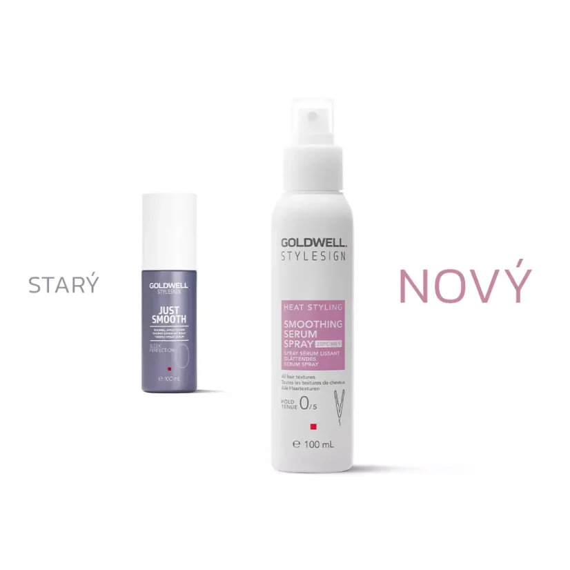 Goldwell StyleSign Heat Styling Smoothing Serum Spray pro dokonale rovné vlasy 100 ml