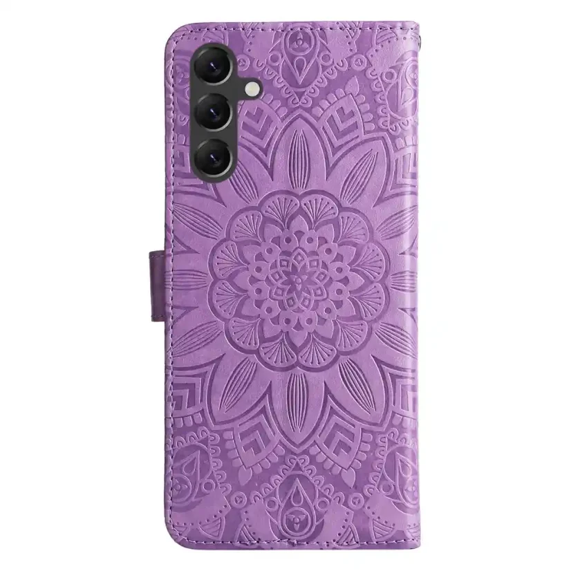 Knížkové pouzdro na Samung Galaxy A15 LTE Axyz Case Mandala levandulové