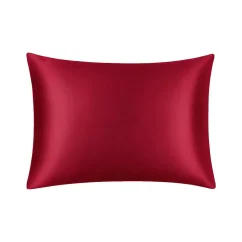 Saténový povlak na polštář 70x90 cm Axyz Satin Tmavě červený