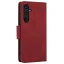 AxyzCase Flowers knížkové pouzdro na mobil Samsung Galaxy A15 LTE - červené