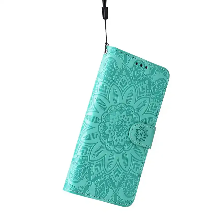 Knížkové pouzdro na Samung Galaxy A15 LTE Axyz Case Mandala mentolové