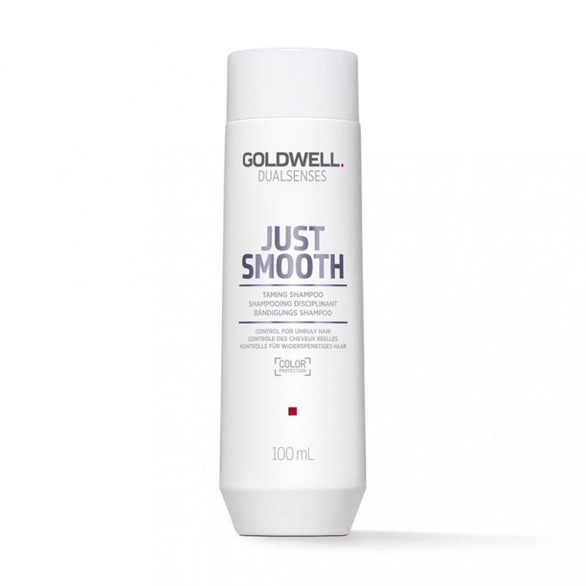 GOLDWELL Dualsenses Just Smooth cestovní vyživující šampon pro nepoddajné vlasy 100 ml