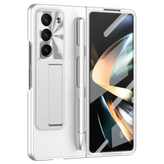 AxyzCase Charm kryt s tvrzeným sklem na Samsung Galaxy Z Fold6 5G stříbrný