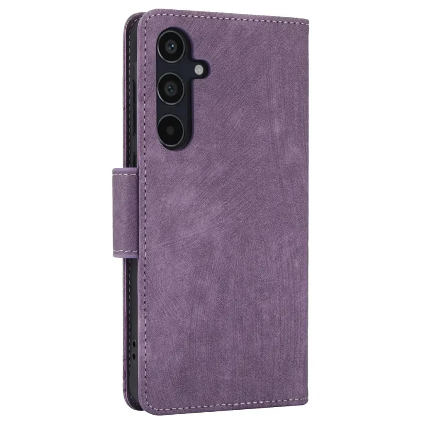 AxyzCase Flowers knížkové pouzdro na mobil Samsung Galaxy A15 LTE - levandulové