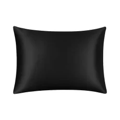 Saténový povlak na polštář 50x70 cm Axyz Satin Černý