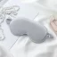 SoftSleep maska na spaní - stříbrná