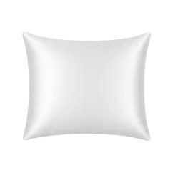 Saténový povlak na polštář 50x60 cm Axyz Satin Bílý