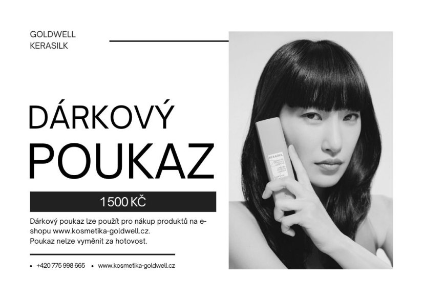 goldwell kerasilk darkovy poukaz 1500 kc