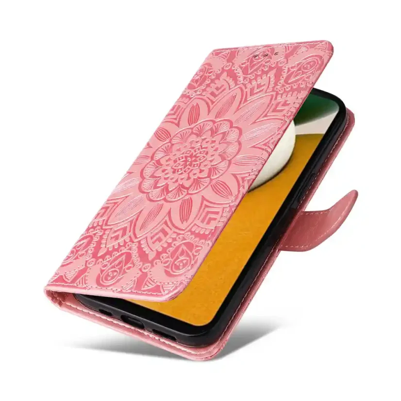 Knížkové pouzdro na Samung Galaxy A15 LTE Axyz Case Mandala růžové