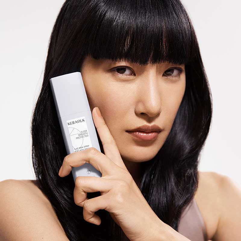 kerasilk styling flat iron spray