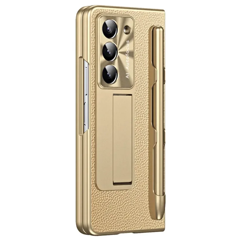 AxyzCase Charm kryt s tvrzeným sklem na Samsung Galaxy Z Fold6 5G zlatý