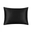 Saténový povlak na polštář 70x90 cm Axyz Satin Černý
