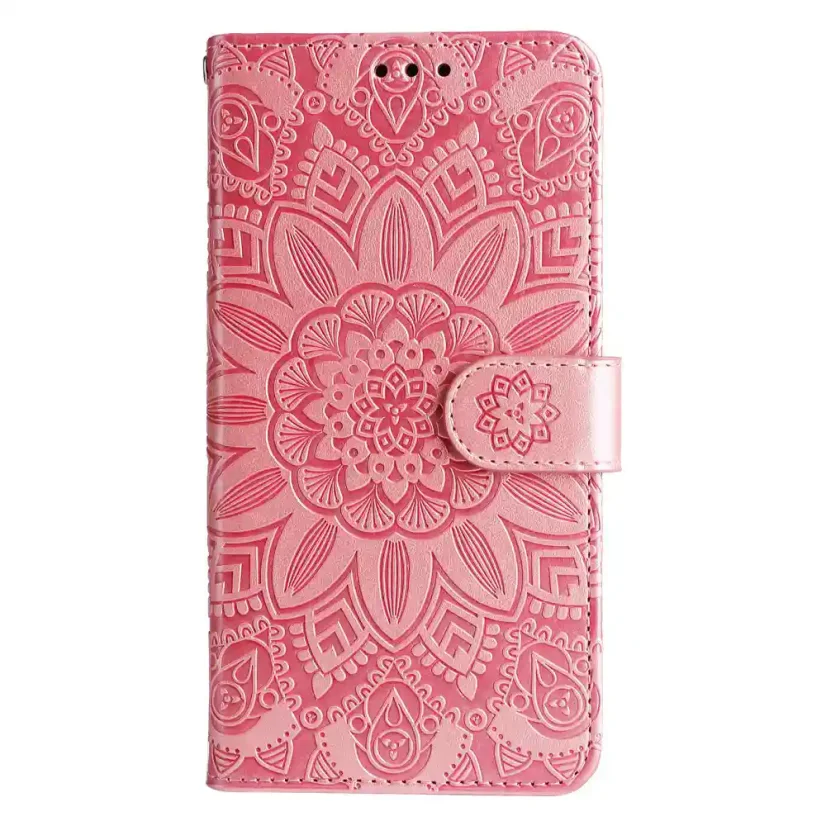 Knížkové pouzdro na Samung Galaxy A15 LTE Axyz Case Mandala růžové