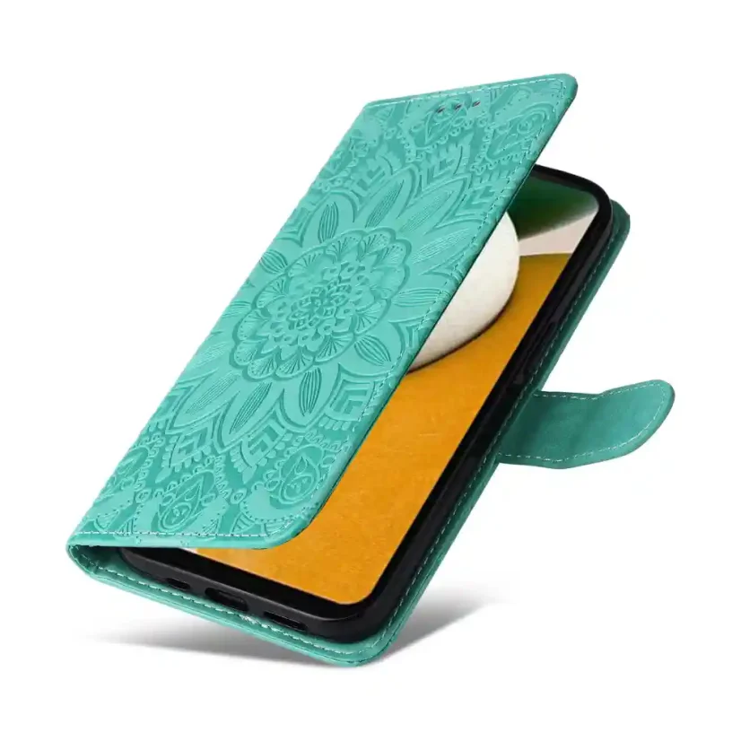 Knížkové pouzdro na Samung Galaxy A15 LTE Axyz Case Mandala mentolové