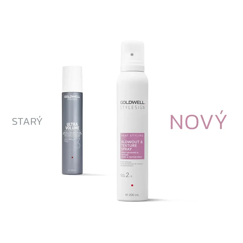 Goldwell StyleSign Heat Styling Blowout & Texture Spray pro objem, texturu a lesk 200 ml