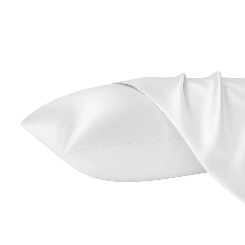 Saténový povlak na polštář 70x90 cm Axyz Satin Bílý