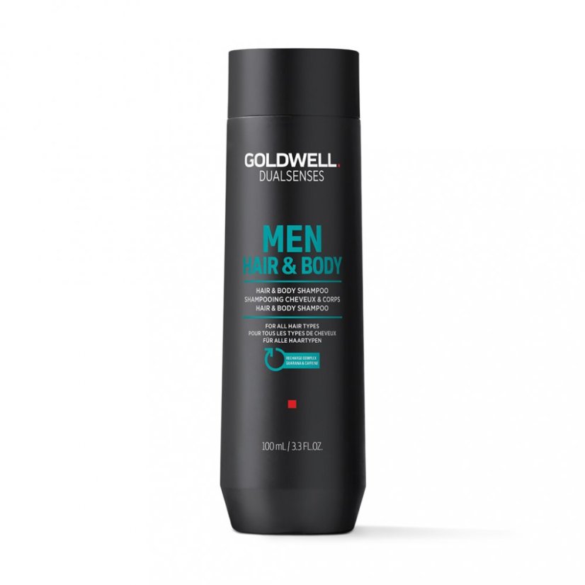 goldwell men hair body sampon travel