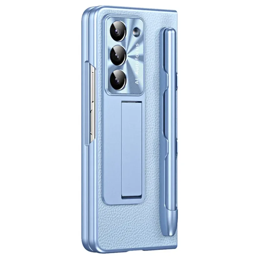 AxyzCase Charm kryt s tvrzeným sklem na Samsung Galaxy Z Fold6 5G světle modrý