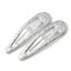 glitterclips stribrne kovove sponky do vlasu