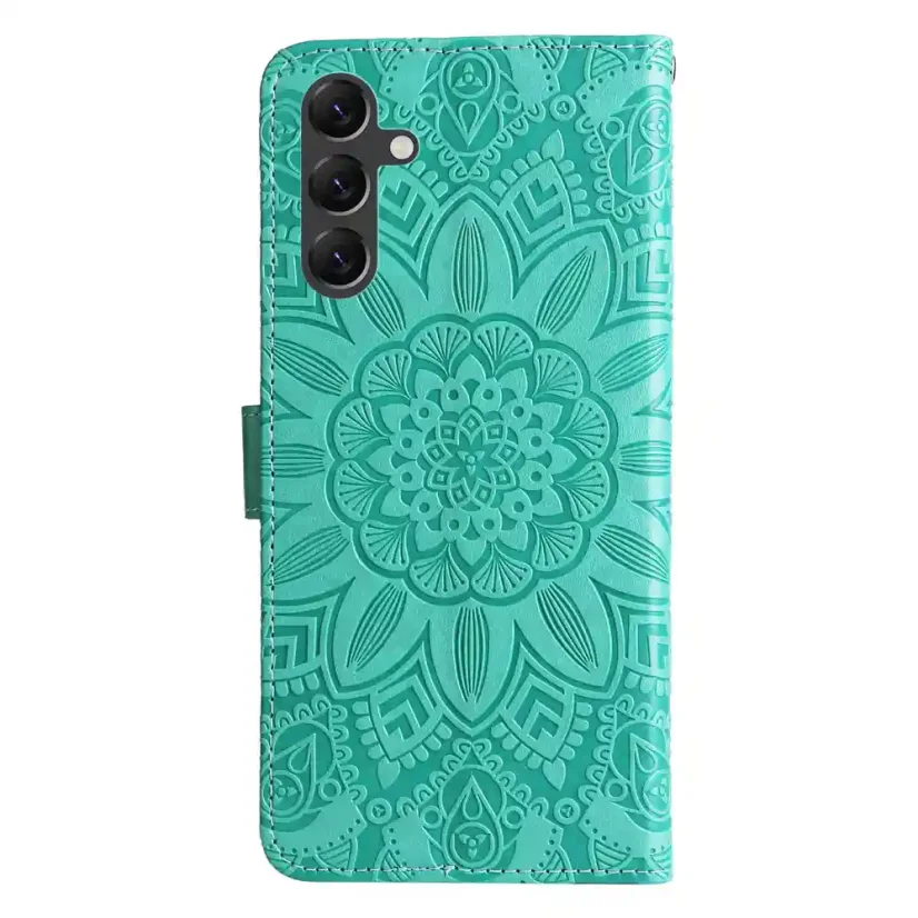 Knížkové pouzdro na Samung Galaxy A15 LTE Axyz Case Mandala mentolové