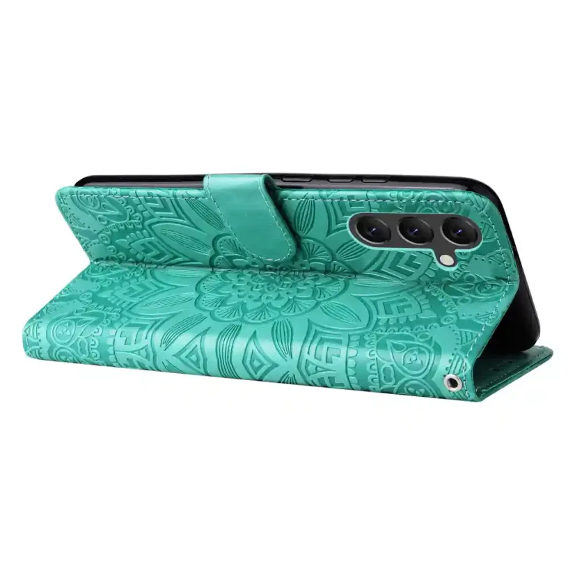 Knížkové pouzdro na Samung Galaxy A15 LTE Axyz Case Mandala mentolové