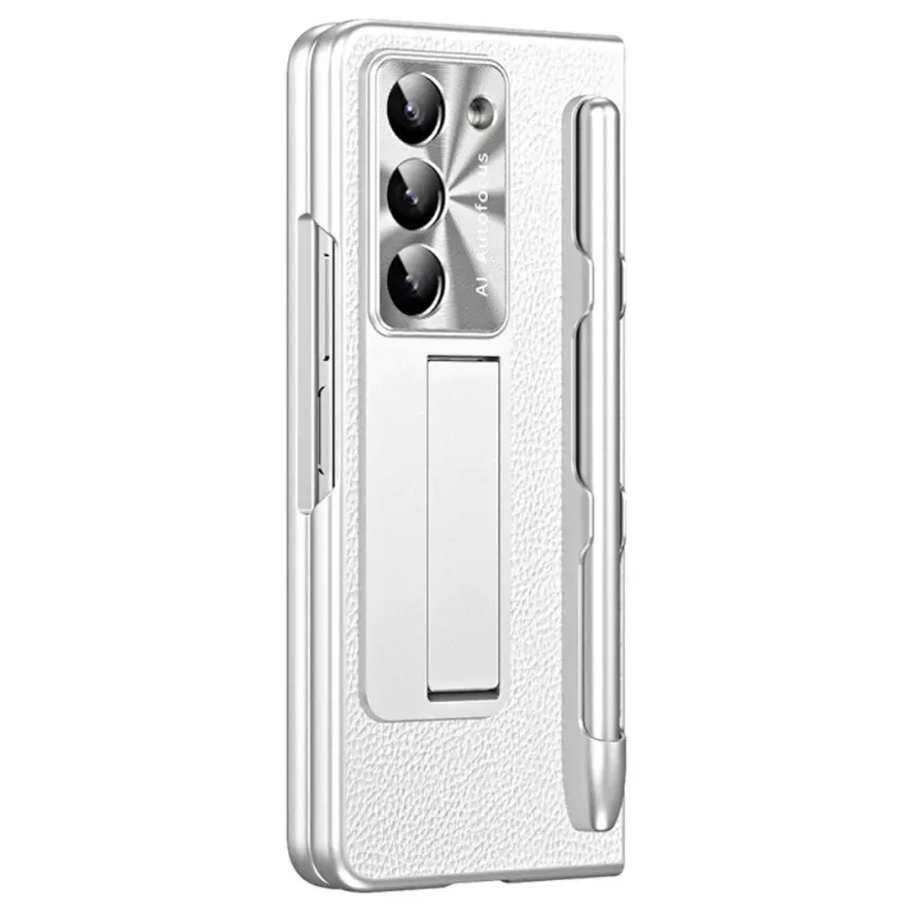 AxyzCase Charm kryt s tvrzeným sklem na Samsung Galaxy Z Fold6 5G stříbrný