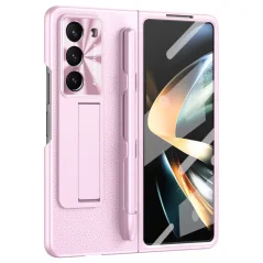 AxyzCase Charm kryt s tvrzeným sklem na Samsung Galaxy Z Fold6 5G světle růžový
